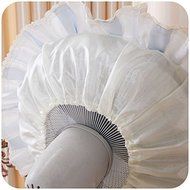 KOOTIPS 2-Pack 60 x 20 cm Blue Summer Washable Dustproof Fan Cloth Protection Dust Cover Net N4