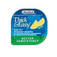 Drink Thick &amp; Easy Iced Tea Nectar Consistency Portion Control Cups 24 Case 4 Ounce N3