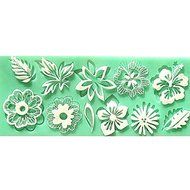 &quot;Silicone Flower Leaf Lace Cake Mold Decorations For Cakes Fondant&quot; shopping