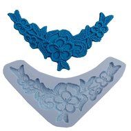 Silicone Molds Cake Decorating Fondant Gompaste Supply Lace M4999 By Ok Molds