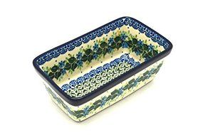 Polish Pottery Baker - Mini Loaf Pan - Ivy Trail