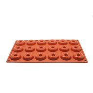Gracelife Nonstick Silicone Donut Pan Savarin Baking Bundt Cake Mold and Baking Pan (28-count) N4