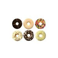 Gracelife Nonstick Silicone Donut Pan Savarin Baking Bundt Cake Mold and Baking Pan (28-count) N5