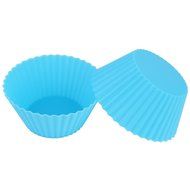 zhijiang 12pcs/pack 2.8inch Soft Silicone Cake Muffin Chocolate Cupcake Bakeware Baking Cup Mold Multicolor