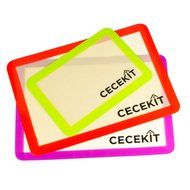 TRR Pack, Professional Grade Non Stick Silicone Baking Mat Set (3) - 2 Half Sheets &amp; 1 Quarter Sheet