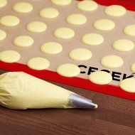 TRR Pack, Professional Grade Non Stick Silicone Baking Mat Set (3) - 2 Half Sheets &amp; 1 Quarter Sheet N6