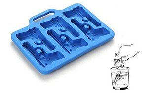 Creative Pistol Shape Silicone Cake Mold Ice Tray Mould Ice Cube Bakeware Ice Cream Cake Baking Tools