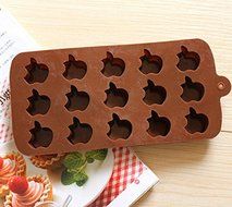 1pcs Food Grade Silicone Material, Apple Shape for Chocolate Handmade Mold, Cake Tools, Cookie ,Cake, Jelly, Ice... N2