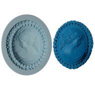 Silicone Molds cake decorating fondant gompaste supply cameo M4733 By OK Molds