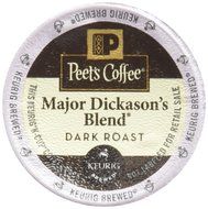32 Count - Peet&#039;s Coffee Major Dickason Blend Single Cup Coffee for Keurig K-Cup Brewers