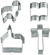 Fox Run Easter Cookie Cutter Set, 4-Piece