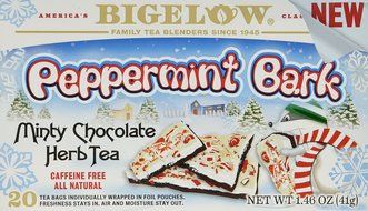 Bigelow Peppermint Bark minty chocolate herb tea - New