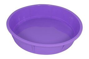 Bakerpan Premium Silicone Round Cake Pan, Round Mold, 10 Inches
