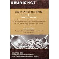 Peets Coffee &amp; Tea Single Cup Coffee Dark Roast, Major Dickason&#039;s Blend K-cup, 16 Count N3