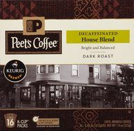 Peets Coffee &amp; Tea Single Cup Coffee Dark Roast, Major Dickason&#039;s Blend K-cup, 16 Count N12