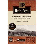 Peets Coffee &amp; Tea Single Cup Coffee Dark Roast, Major Dickason&#039;s Blend K-cup, 16 Count N28