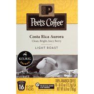 Peets Coffee &amp; Tea Single Cup Coffee Dark Roast, Major Dickason&#039;s Blend K-cup, 16 Count N39