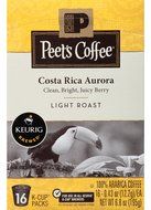 Peets Coffee &amp; Tea Single Cup Coffee Dark Roast, Major Dickason&#039;s Blend K-cup, 16 Count N41