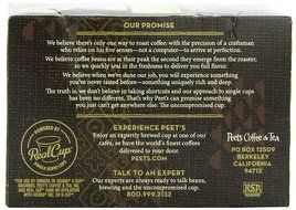 Peets Coffee &amp; Tea Single Cup Coffee Dark Roast, Major Dickason's Blend K-cup, 16 Count N72
