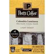 Peets Coffee &amp; Tea Single Cup Coffee Dark Roast, Major Dickason's Blend K-cup, 16 Count N75