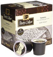Peets Coffee &amp; Tea Single Cup Coffee Dark Roast, Major Dickason's Blend K-cup, 16 Count N81