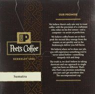 Peets Coffee &amp; Tea Single Cup Coffee Dark Roast, Major Dickason's Blend K-cup, 16 Count N84
