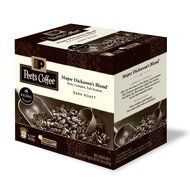 Peets Coffee &amp; Tea Single Cup Coffee Dark Roast, Major Dickason's Blend K-cup, 16 Count N86