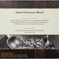 Peets Coffee &amp; Tea Single Cup Coffee Dark Roast, Major Dickason's Blend K-cup, 16 Count N87