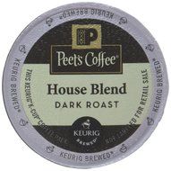 Peets Coffee &amp; Tea Single Cup Coffee Dark Roast, Major Dickason's Blend K-cup, 16 Count N99