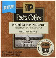 Peets Coffee &amp; Tea Single Cup Coffee Dark Roast, Major Dickason's Blend K-cup, 16 Count N111