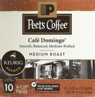 Peets Coffee &amp; Tea Single Cup Coffee Dark Roast, Major Dickason's Blend K-cup, 16 Count N132