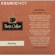 Peets Coffee &amp; Tea Single Cup Coffee Dark Roast, Major Dickason's Blend K-cup, 16 Count N135