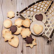 Cake Biscuit Cookie Cutter Circle Star Flower Heart Pastry Baking Mold Stainless Steel 12PCS shopping N5