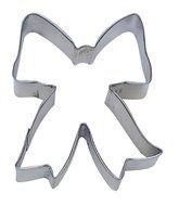 R&amp;M Ribbon/Bow 3.5&quot; Cookie Cutter in Durable, Economical, Tinplated Steel