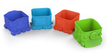 Fred &amp; Friends TEACUPCAKES Baking Cups, Set of 4 Cups and Saucers N5