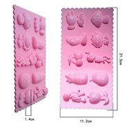 10 Holes Plant Zombie Series Silicone Cake Mold Pudding Chocolate Mold