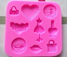 Design 46 Various Snow Shape Silicone 3D Cake Fondant Mold, Cake Decoration Tool, Food Grade Material
