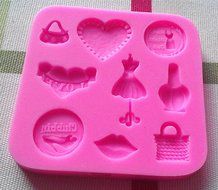 Design 46 Various Snow Shape Silicone 3D Cake Fondant Mold, Cake Decoration Tool, Food Grade Material N2