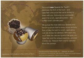 Caza Trail Coffee, Creamy Hazelnut, 24 Single Serve Cups N3