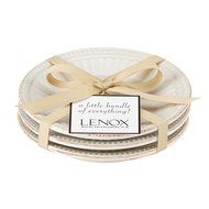Lenox French Perle Groove Plates (Set of 3), Mini, Multicolor N2