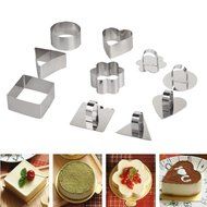 Easydeal 5Pcs Cheese Cake Mould Cake Cookie Mold Baking Dish Dessert Ring Pastry Bakeware Mold N2
