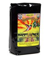 Happy Face - Whole Bean Organic Coffee by Nectar of Life - Dark Roast Coffee with Smoky Toasty Flavors - Blend...