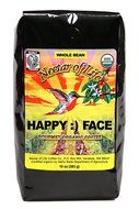 Happy Face - Whole Bean Organic Coffee by Nectar of Life - Dark Roast Coffee with Smoky Toasty Flavors - Blend... N2