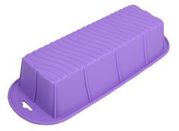 Bakerpan Silicone Loaf Pan Cake Baking Mold Bread Pan 10 1/2 Inch Long w/ Handle N2