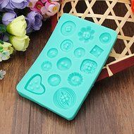 "Button Silicone Press Mold Cake Decoration Mould Fondant Tools" shopping N2