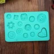 "Button Silicone Press Mold Cake Decoration Mould Fondant Tools" shopping N3