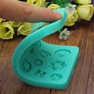 "Button Silicone Press Mold Cake Decoration Mould Fondant Tools" shopping N4