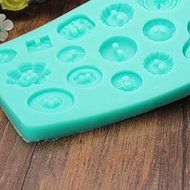"Button Silicone Press Mold Cake Decoration Mould Fondant Tools" shopping N5