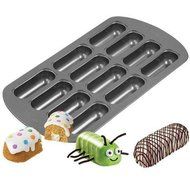 Bakeware Wilton 2105-3646 Non-Stick 12-Cavity Delectovals Cake Pan New