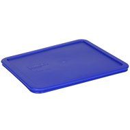 PYREX 7212-PC Light Blue 11-cup Rectangular Plastic Cover for Glass Dish N2